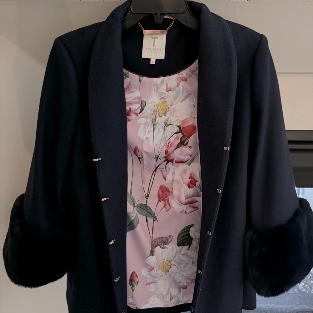 Ted Baker Navy Blue, Size 4 (Large)